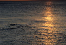 sunset along the Med